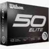 Wilson Staff Wilson 50 Elite White Personalized Golf Balls -Precision Swing Golf Store 2023 wilson 50 elite white golf balls box itempicture