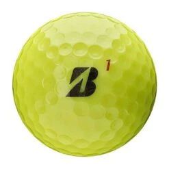 Bridgestone Tour B RX Yellow Golf Balls -Precision Swing Golf Store bridgestone 2022 tour b rx yellow golf balls front itempicture
