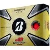 Bridgestone E12 Contact Matte Red Personalized Golf Balls -Precision Swing Golf Store bridgestone 2023 e12 contact matte red golf balls hero itempicture 1