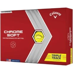 Callaway Chrome Soft Triple Track Yellow Golf Balls