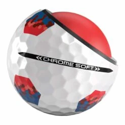 Callaway Chrome Soft TruTrack Red/Blue Golf Balls -Precision Swing Golf Store callaway 2023 chrome soft red blue trutrack golf balls layers itempicture