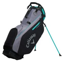 Callaway 2023 Fairway 14 Stand Bag -Precision Swing Golf Store callaway 2023 fairway 14 stand bag charcoal black plaid teal itempicture