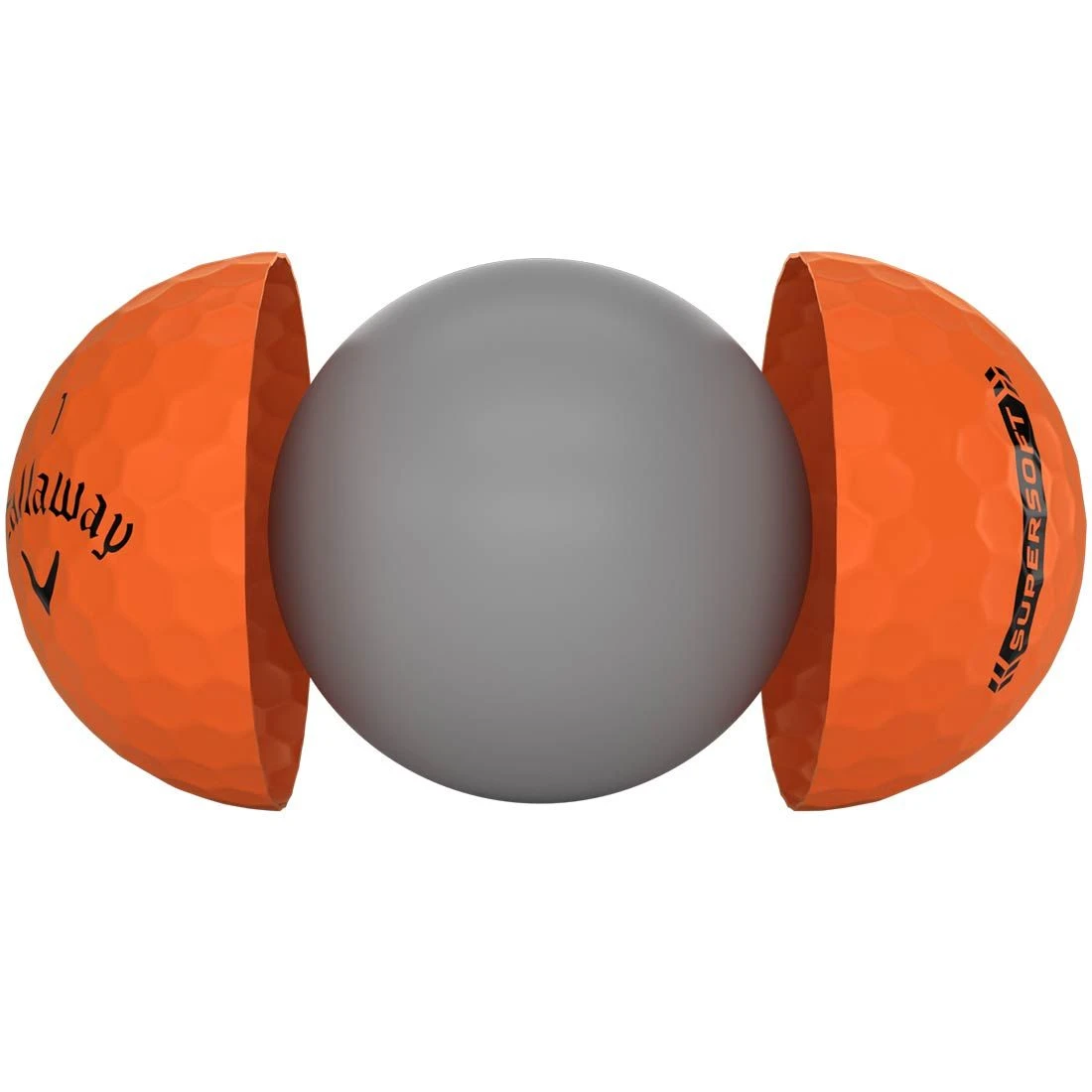 Callaway Supersoft Matte Orange Golf Balls 5 Callaway Supersoft Matte Orange Golf Balls - Image 3