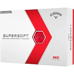 Callaway Supersoft Matte Red Golf Balls