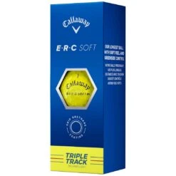Callaway ERC Soft Yellow Golf Balls -Precision Swing Golf Store callaway 23 erc soft yellow golf balls sleeve itempicture