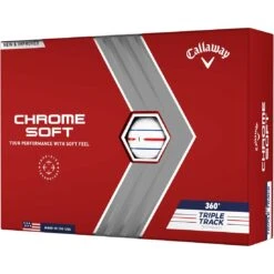 Callaway Chrome Soft 360 Triple Track White Golf Balls