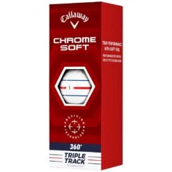 Callaway Chrome Soft 360 Triple Track White Golf Balls -Precision Swing Golf Store callaway chrome soft 360 triple track white golf balls sleeve itempicture