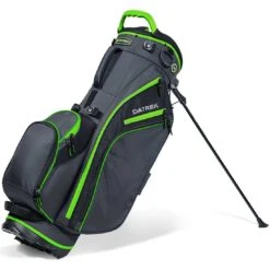 Datrek Go Lite Hybrid Stand Bag -Precision Swing Golf Store datrek 2022 go lite hybrid stand bag charcoal lime black itempicture 1