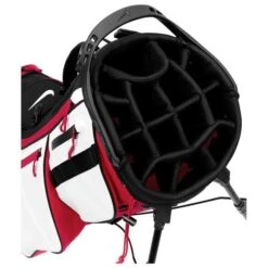 Nike Air Hybrid 2 Stand Bag -Precision Swing Golf Store nike air hybrid 2 stand bag university red black black top itempicture