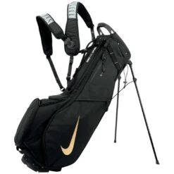 Nike Air Sport 2 Stand Bag -Precision Swing Golf Store nike air sport 2 stand bag black black metallic gold itempicture