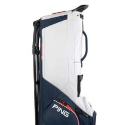 Ping Hoofer Lite Stand Bag -Precision Swing Golf Store ping 2023 hoofer lite stand bag navy platinum red detail6 itempicture