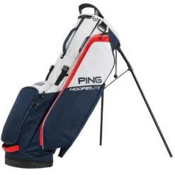 Ping Hoofer Lite Stand Bag -Precision Swing Golf Store ping 2023 hoofer lite stand bag navy platinum red itempicture