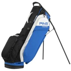 Ping Hoofer Stand Bag -Precision Swing Golf Store ping 2023 hoofer stand bag royal black white itempicture