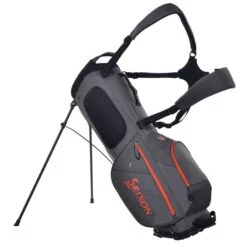 Srixon Ultra Light Stand Bag -Precision Swing Golf Store srixon 2021 ultra light stand bag grey orange back
