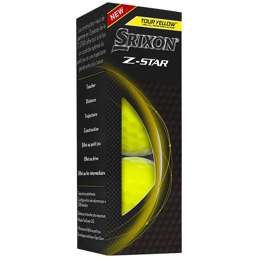 Srixon Z-Star Personalized Yellow Golf Balls 4 Srixon Z-Star Personalized Yellow Golf Balls - Image 2