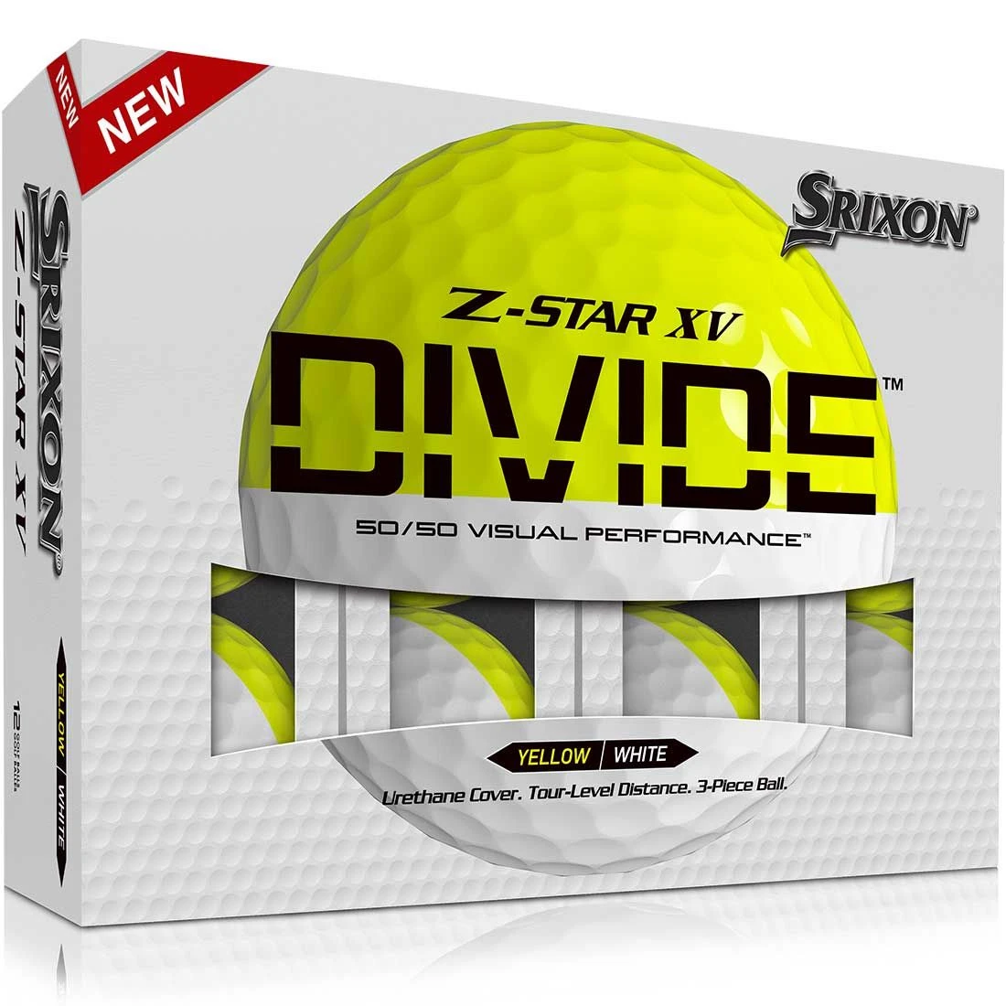 Srixon Z-Star XV 8 Divide Golf Balls 3 Srixon Z-Star XV 8 Divide Golf Balls