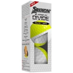 Srixon Z-Star XV 8 Divide Golf Balls 8 Srixon Z-Star XV 8 Divide Golf Balls -Precision Swing Golf Store srixon z star xv 8 divide white yellow golf balls sleeve itempicture
