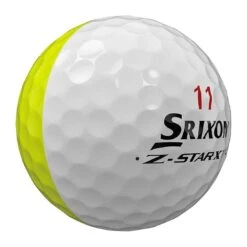 Srixon Z-Star XV 8 Divide Golf Balls 9 Srixon Z-Star XV 8 Divide Golf Balls -Precision Swing Golf Store srixon z star xv 8 divide white yellow golf balls white side stamp itempicture