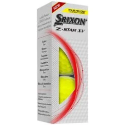 Srixon Z-Star XV Personalized Yellow Golf Balls -Precision Swing Golf Store srixon z star xv 8 yellow golf balls sleeve itempicture 1