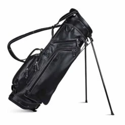 Sun Mountain Leather Stand Bag -Precision Swing Golf Store sun mountain 2019 leather stand bag black white