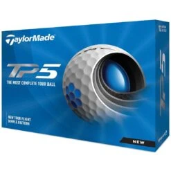 TaylorMade TP5 White Golf Balls -Precision Swing Golf Store taylormade 2021 tp5 white golf balls lid itempicture