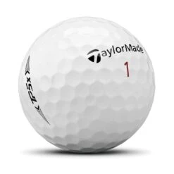 TaylorMade TP5x Personalized Golf Balls -Precision Swing Golf Store taylormade 2021 tp5x white golf balls sidestamp itempicture 1