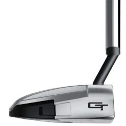 TaylorMade Spider GT Rollback Silver/Black Putter -Precision Swing Golf Store taylormade spider gt rollback silver black small slant putter toe itempicture
