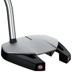TaylorMade Spider GT Silver Single Bend Putter 12 TaylorMade Spider GT Silver Single Bend Putter -Precision Swing Golf Store taylormade spider gt silver single bend putter back itempicture