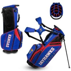 Team Effort NCAA Caddie Carry Hybrid Bag -Precision Swing Golf Store team effort ncaa caddie carry hybrid bag kansas jayhawks itempicture