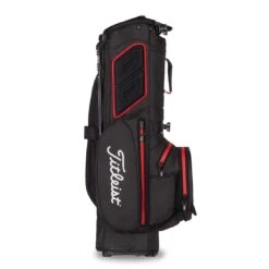 Titleist 2022 Players 4 Plus StaDry Stand Bag -Precision Swing Golf Store titleist 2021 players 4 plus staydry stand bag black black red back
