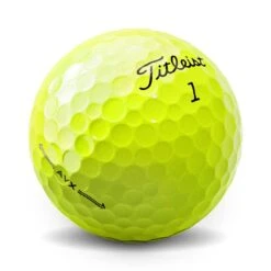 Titleist AVX Yellow Personalized Golf Balls -Precision Swing Golf Store titleist 2022 avx yellow golf balls sidestamp itempicture 1