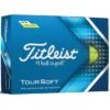 Titleist Tour Soft Yellow Personalized Golf Balls -Precision Swing Golf Store titleist 2022 tour soft yellow golf balls lid itempicture