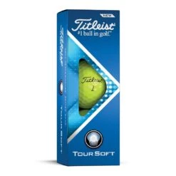 Titleist Tour Soft Yellow Personalized Golf Balls 12 Titleist Tour Soft Yellow Personalized Golf Balls -Precision Swing Golf Store titleist 2022 tour soft yellow golf balls sleeve itempicture