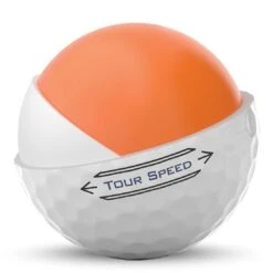 Titleist Tour Speed White Golf Balls -Precision Swing Golf Store titleist 2022 tour speed white golf balls core cutaway itempicture