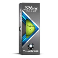 Titleist Tour Speed Yellow Golf Balls -Precision Swing Golf Store titleist 2022 tour speed yellow golf balls sleeve itempicture