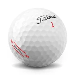 Titleist TruFeel White Personalized Golf Balls -Precision Swing Golf Store titleist 2022 trufeel white golf balls sidestamp itempicture 1