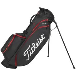 Titleist Players 4 Stadry Stand Bag -Precision Swing Golf Store titleist 2023 players 4 stadry stand bag black black red itempicture