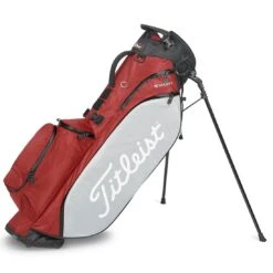 Titleist Players 4 Stadry Stand Bag -Precision Swing Golf Store titleist 2023 players 4 stadry stand bag dark red grey black itempicture