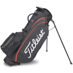 Titleist Players 5 Stand Bag -Precision Swing Golf Store titleist 2023 players 5 stand bag black black red itempicture