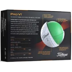 Titleist Pro V1 Yellow Personalized Golf Balls -Precision Swing Golf Store titleist 2023 pro v1 golf balls back itempicture 4