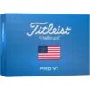 Titleist Pro V1 USA Flag Limited Edition 6-Pack Golf Balls -Precision Swing Golf Store titleist 2023 pro v1 usa golf ball 6 pack lid itempicture