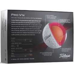 Titleist Pro V1x Custom Number Golf Balls -Precision Swing Golf Store titleist 2023 pro v1x golf balls back itempicture 1
